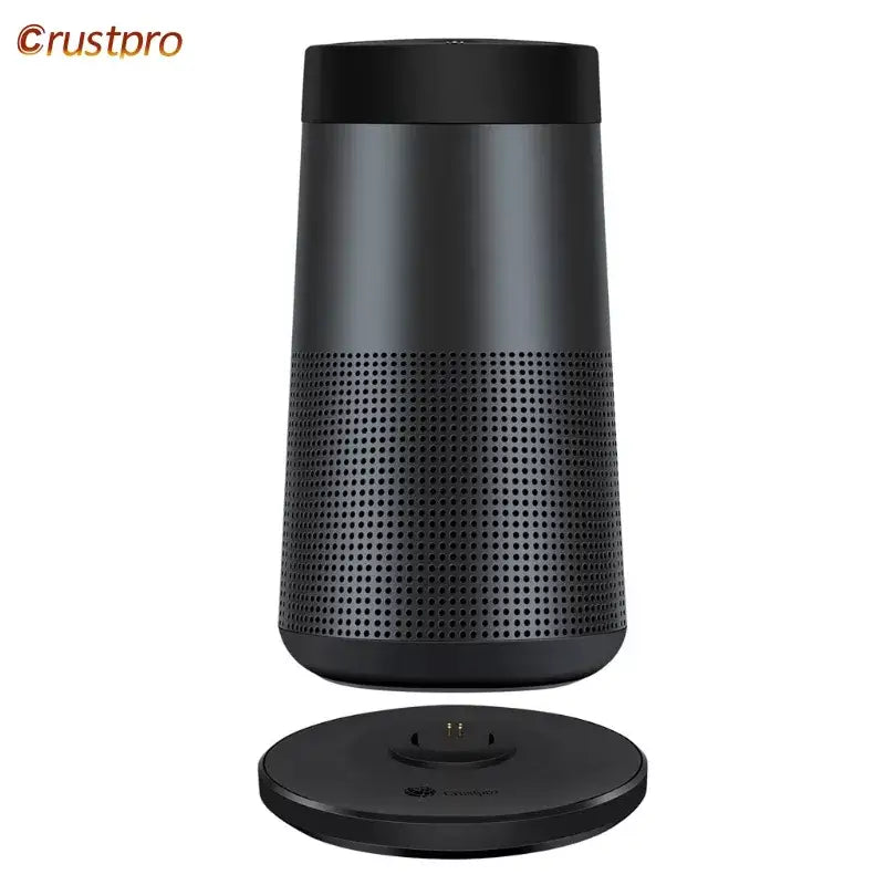 The amazon echo echo speaker is shown in black