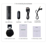 Android phone microphone kit.