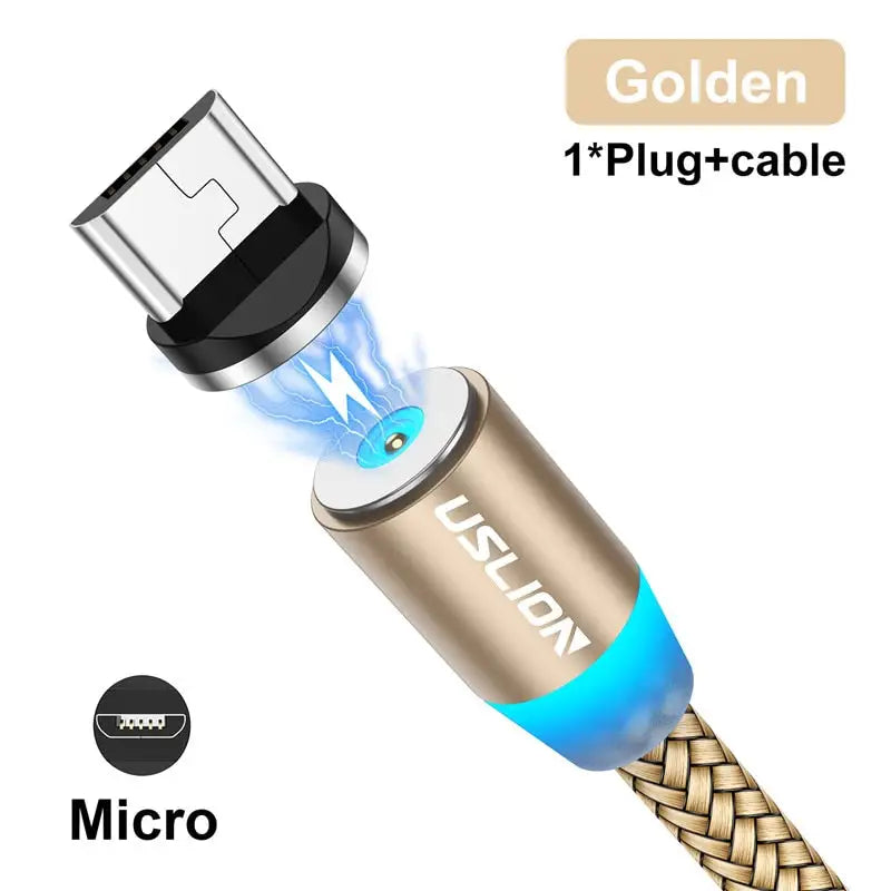 a usb cable with a usb cable plug attached to it