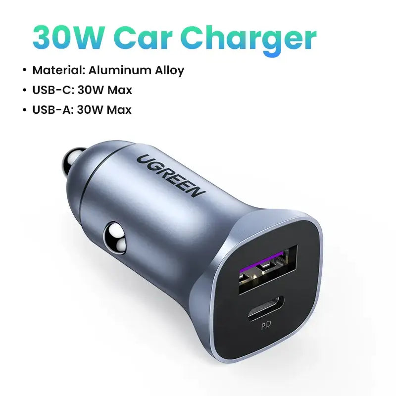 anker 3 in 1 car charger with usb