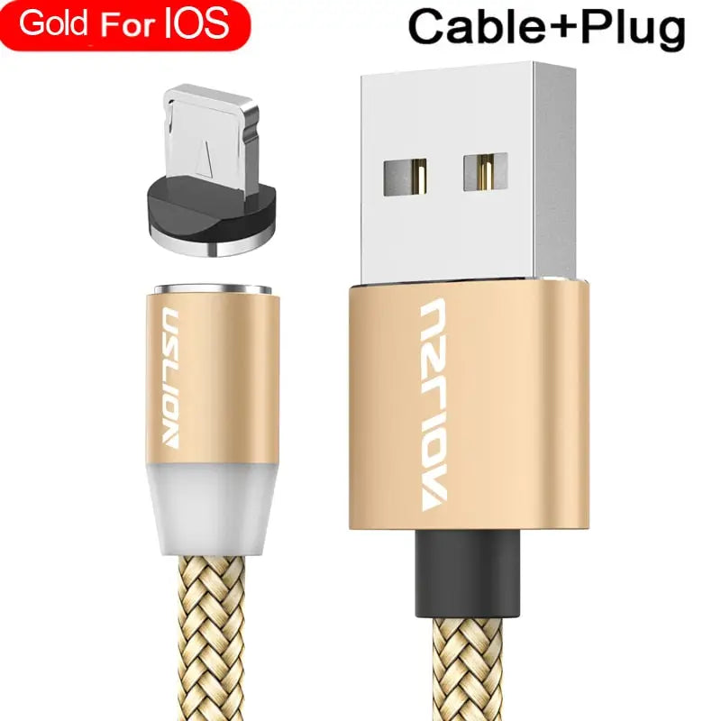 anker usb cable with gold braid and usb charging cable