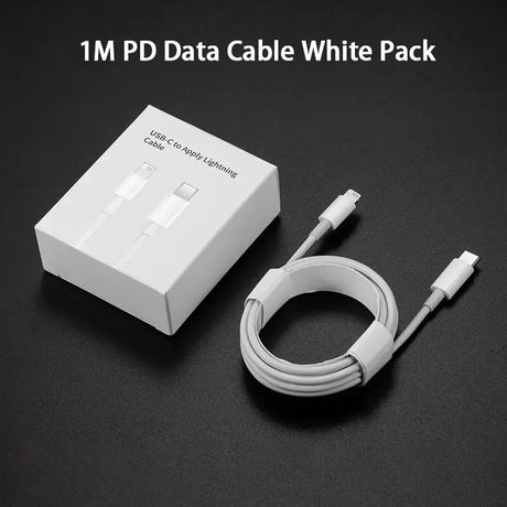 an image of a white cable and a white box