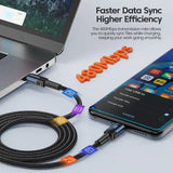 a laptop with a cable connected to it