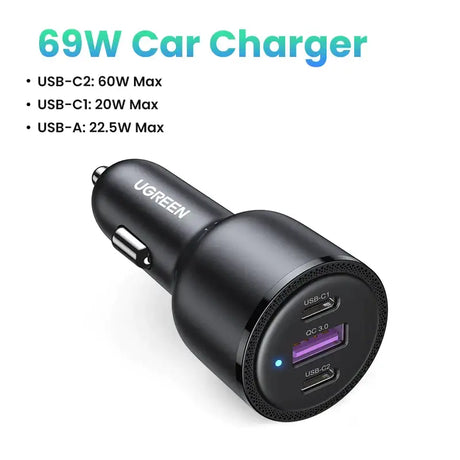 Anker car charger with usb - c2 and 2 2a 2a 2a 2a 2a 2a 2a 2a 2a