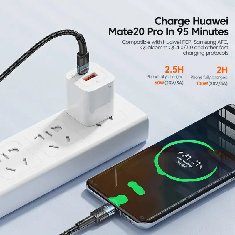 anker charger with usb and usb cable