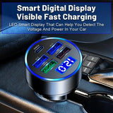 anker car charger with dual usbs and dual usbs