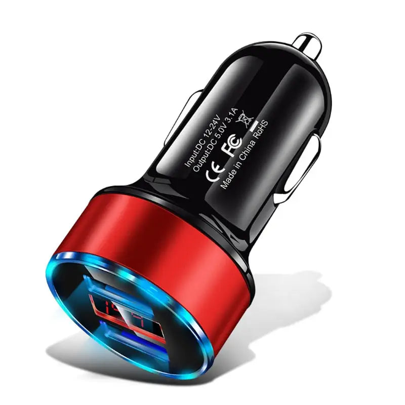 anker car charger with dual usb