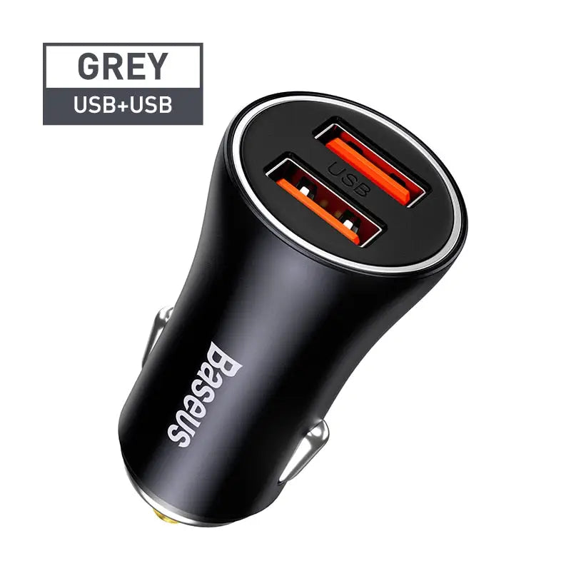 anker car charger with dual usb