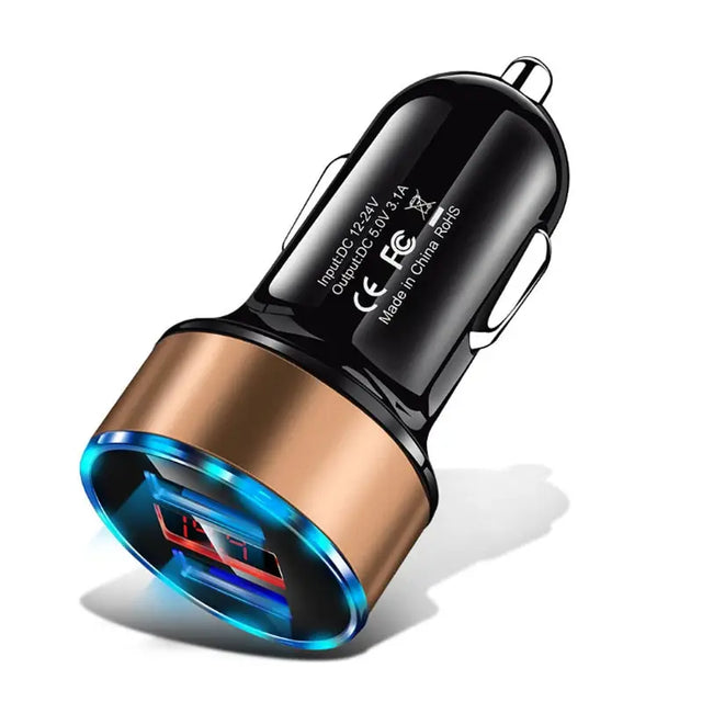 anker car charger with dual usb port