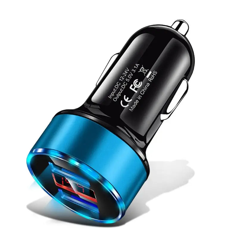 anker car charger with dual usb port