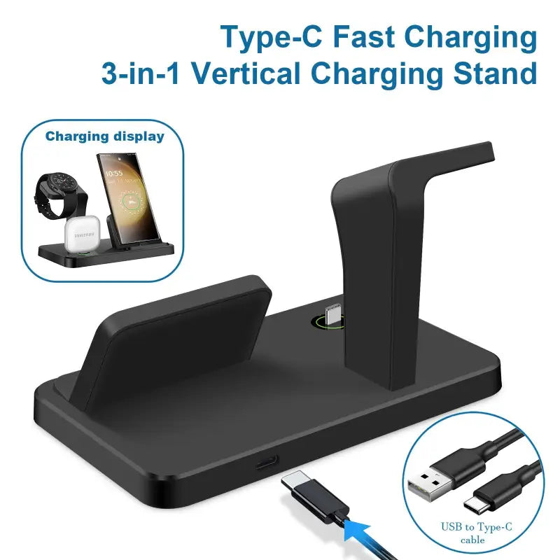 anker charging station with usb and usb