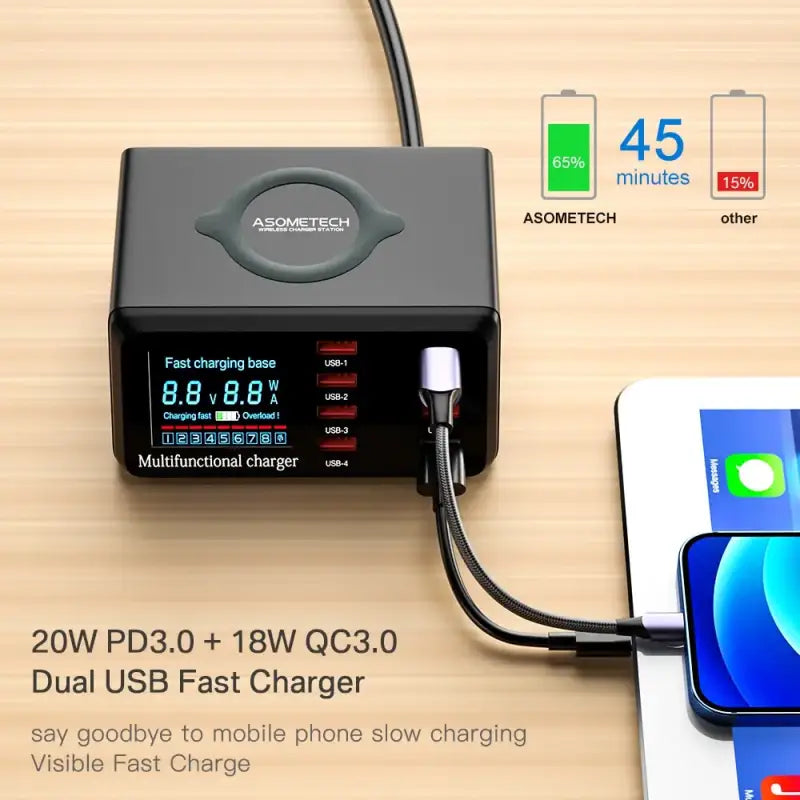 anker dual usb charger with dual usb cable