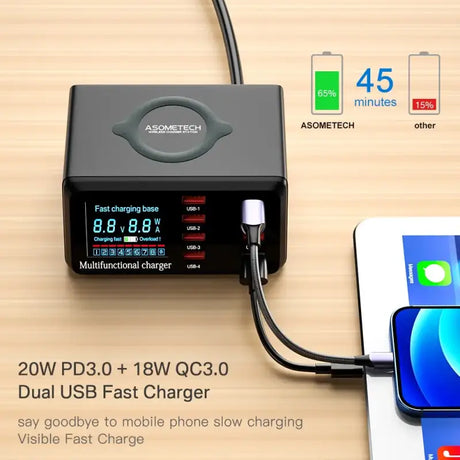 Anker dual usb charger with dual usb cable