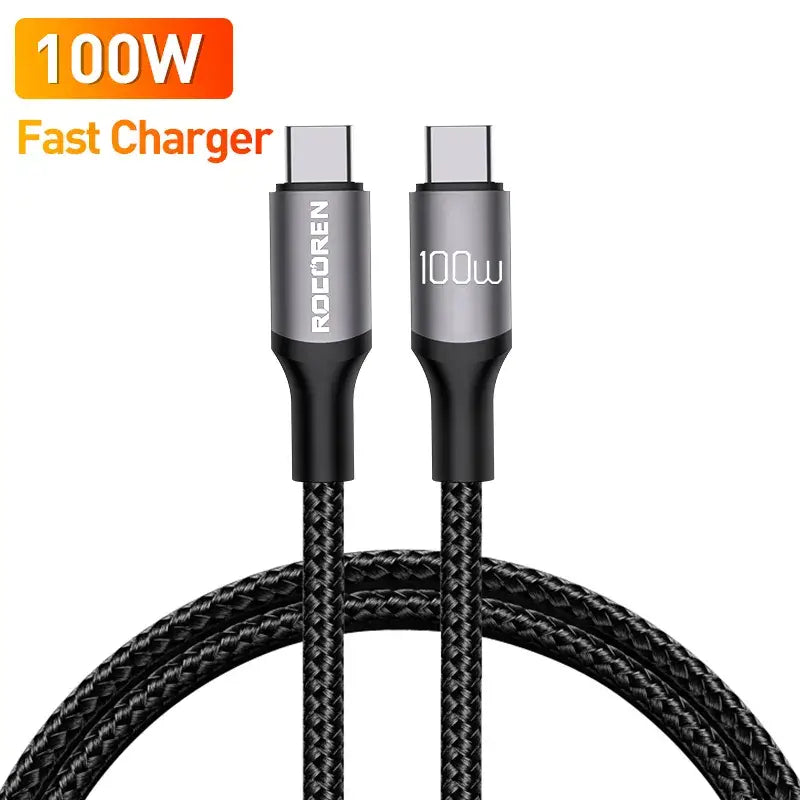 Anker fast charger cable with braid for iphone and android devices