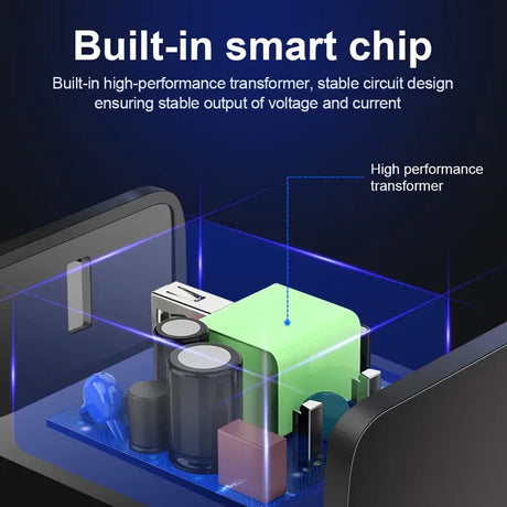 the smart smart phone charger with built in charging