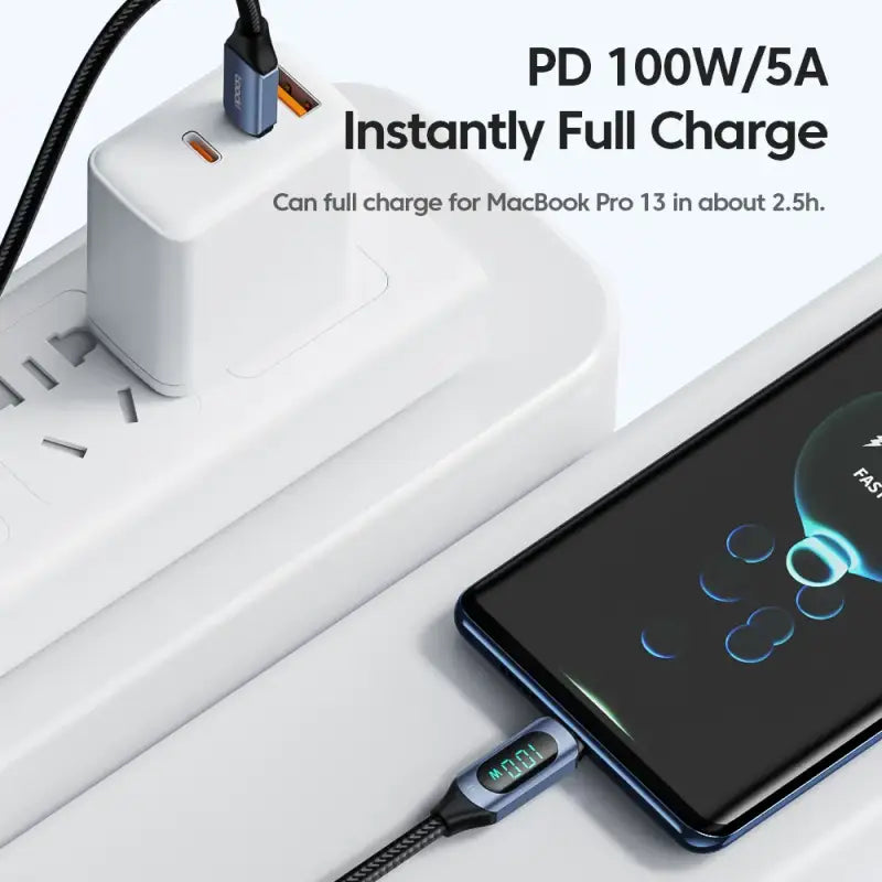 Anker pd10w5a usb charger with usb cable