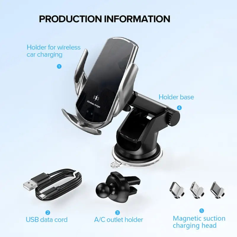 the car phone holder with a car charger
