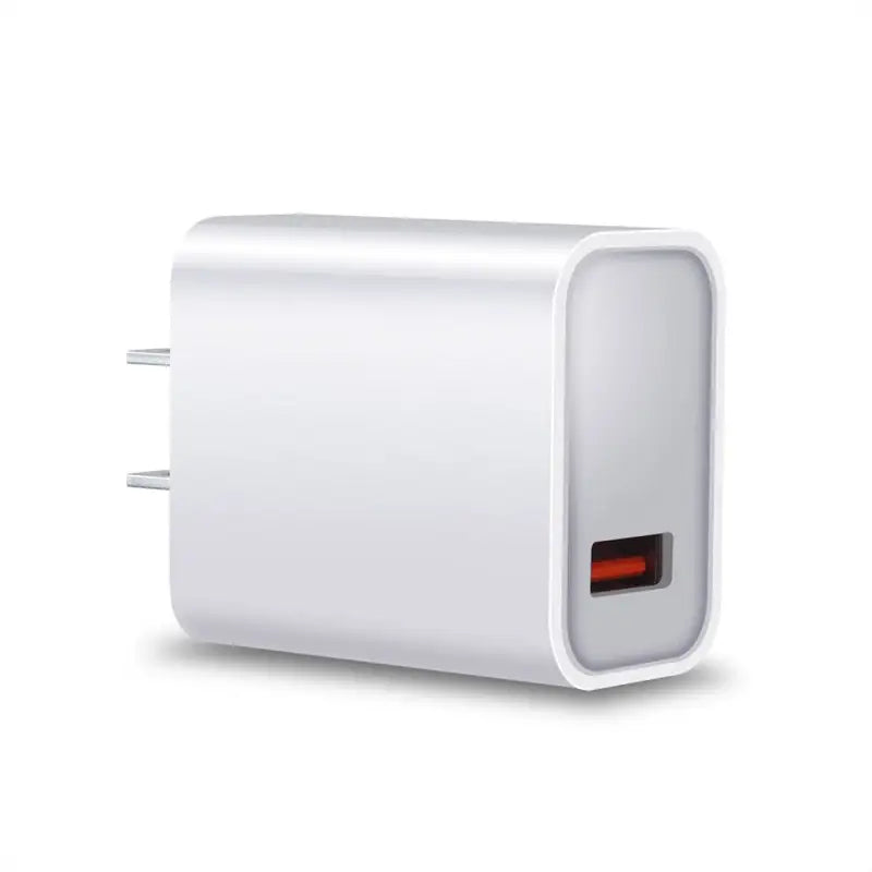 an image of a white usb power adapt