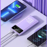 anker power bank with a charging cable