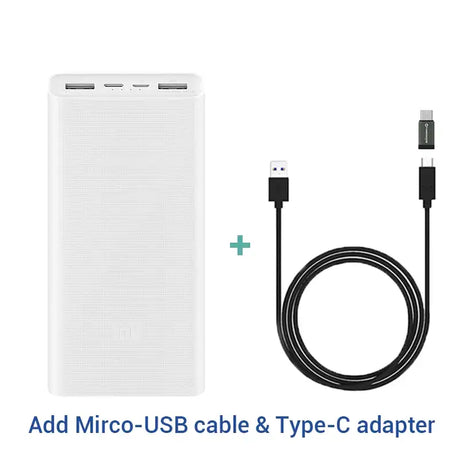 Anker power bank with usb cable and usb cable