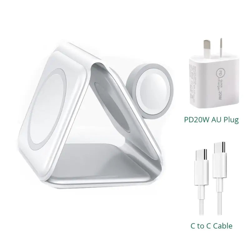the apple watch charger with a cable and usb cable