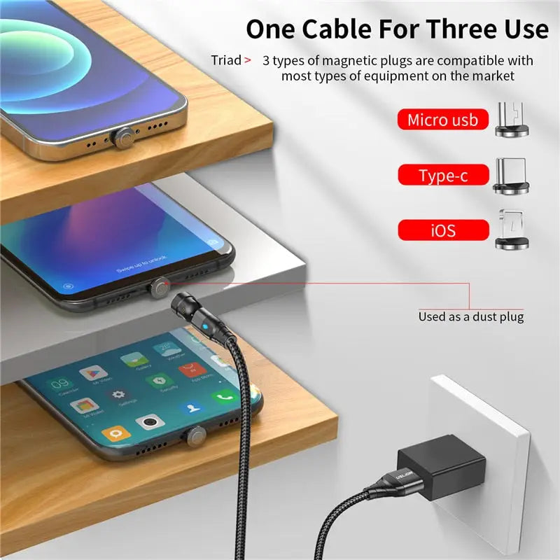 an image of a charging station with a phone and a charger