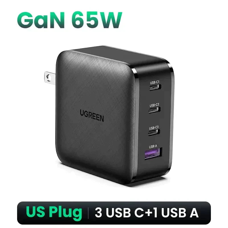 anker usb charger with 3 usb ports and usb cable