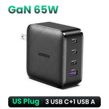 anker usb charger with 3 usb ports and usb cable