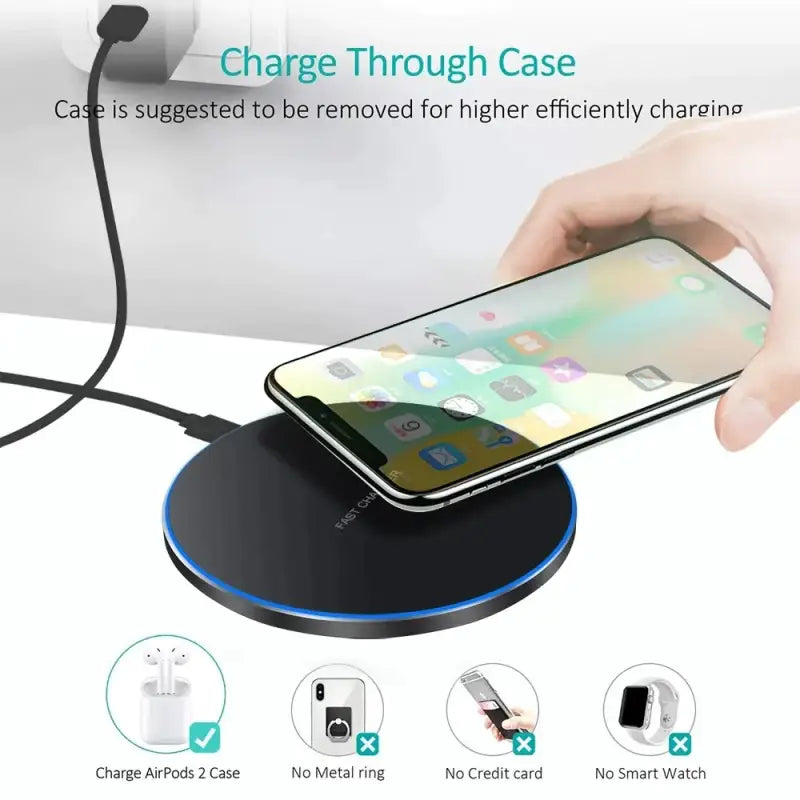 Anker wireless charger with charging cable