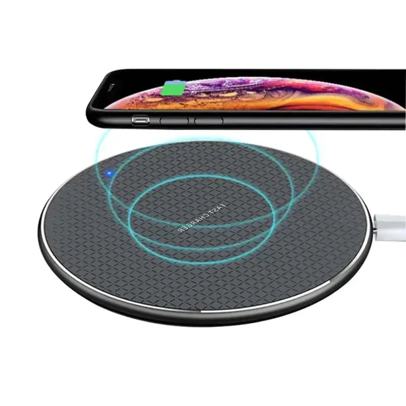 an image of a wireless charger with a wireless phone charging station