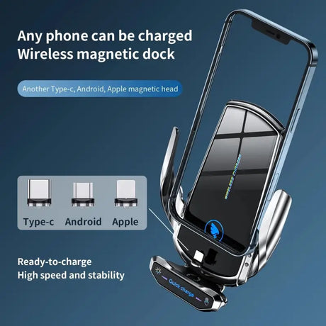 anker wireless car charger with dual usb