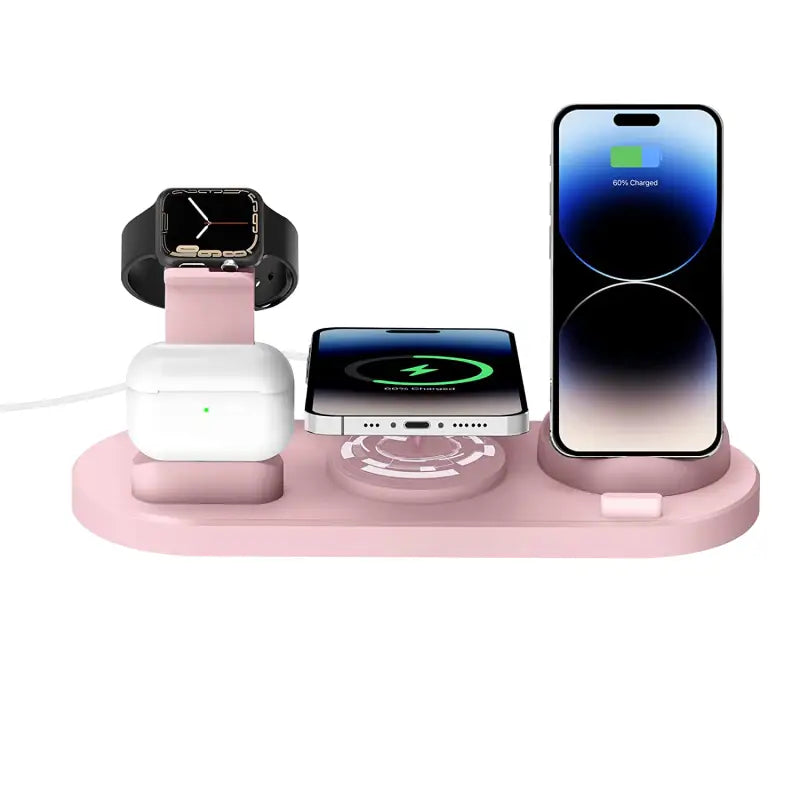 the charging station with two charging devices