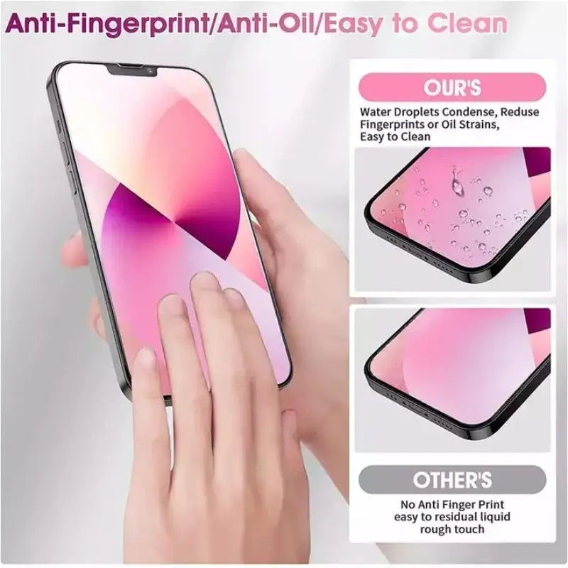 anti fingerprint tempered screen protector for iphone x