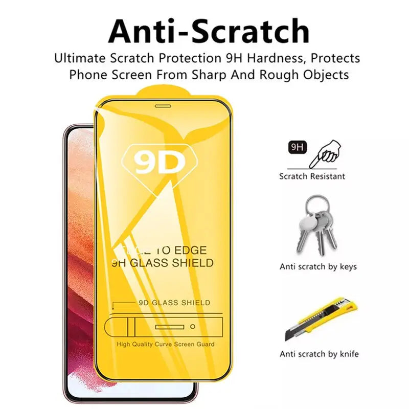 an iphone screen protector with a glass screen protector