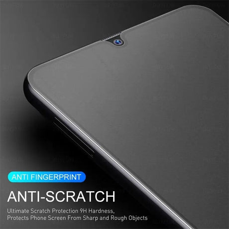 an iphone with the text anti - scratch on it