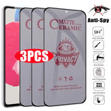 3x anti - spy screen protector for iphone x