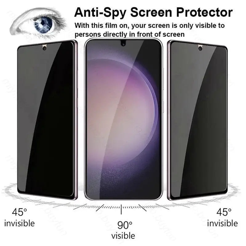 an image of the front and back of an iphone with a screen protector