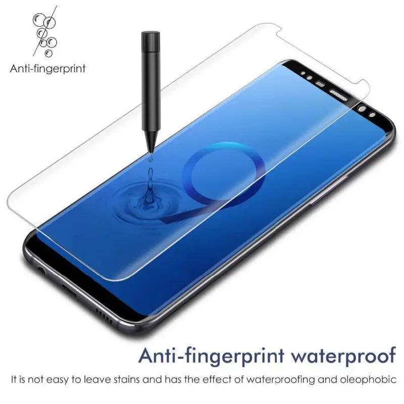 anti - finger screen protector for samsung galaxy s8