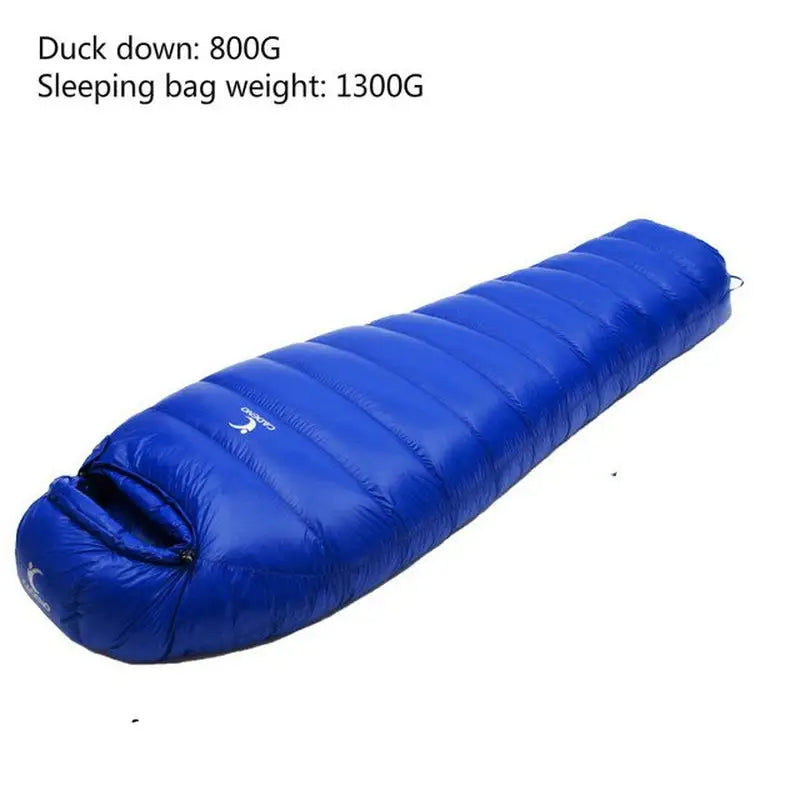 the sleeping bag is a lightweight sleeping bag that can be used for camping