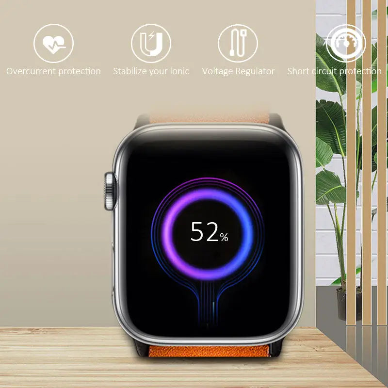 the apple watch is shown with the app on the screen