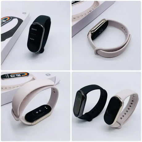 The new apple watch is shown in four different images