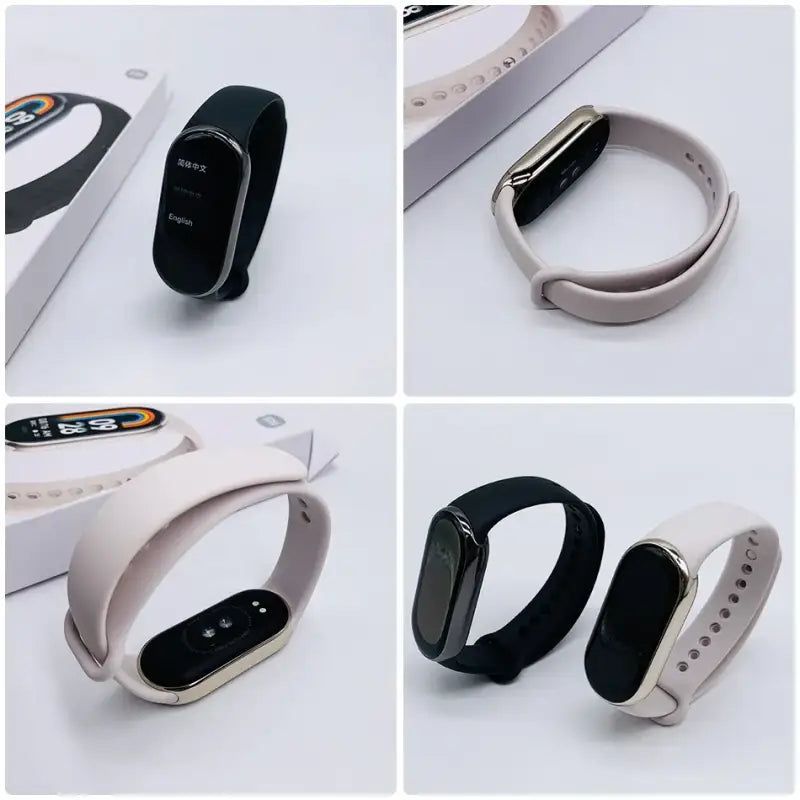 The new apple watch is shown in four different images