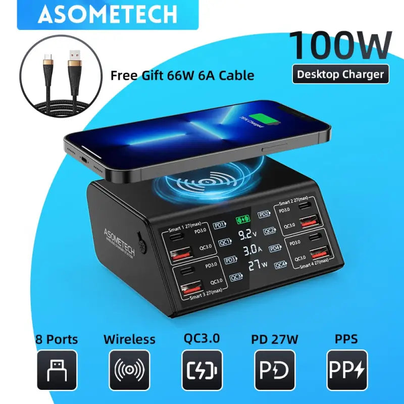 aqtech q3w dual usb charger with dual usb