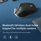 arafed image of a mouse and a laptop on a blue surface