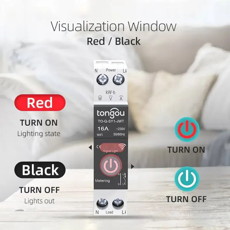 Arafed image of a table with a remote control and a window