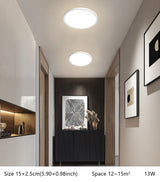 arafed view of a hallway with a black cabinet and a white cabinet