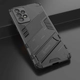 the back of a black iphone case with a camera attached to it