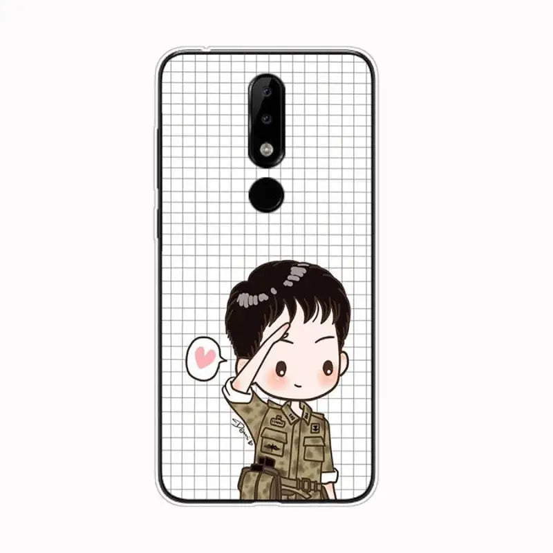 the boy in the army phone case