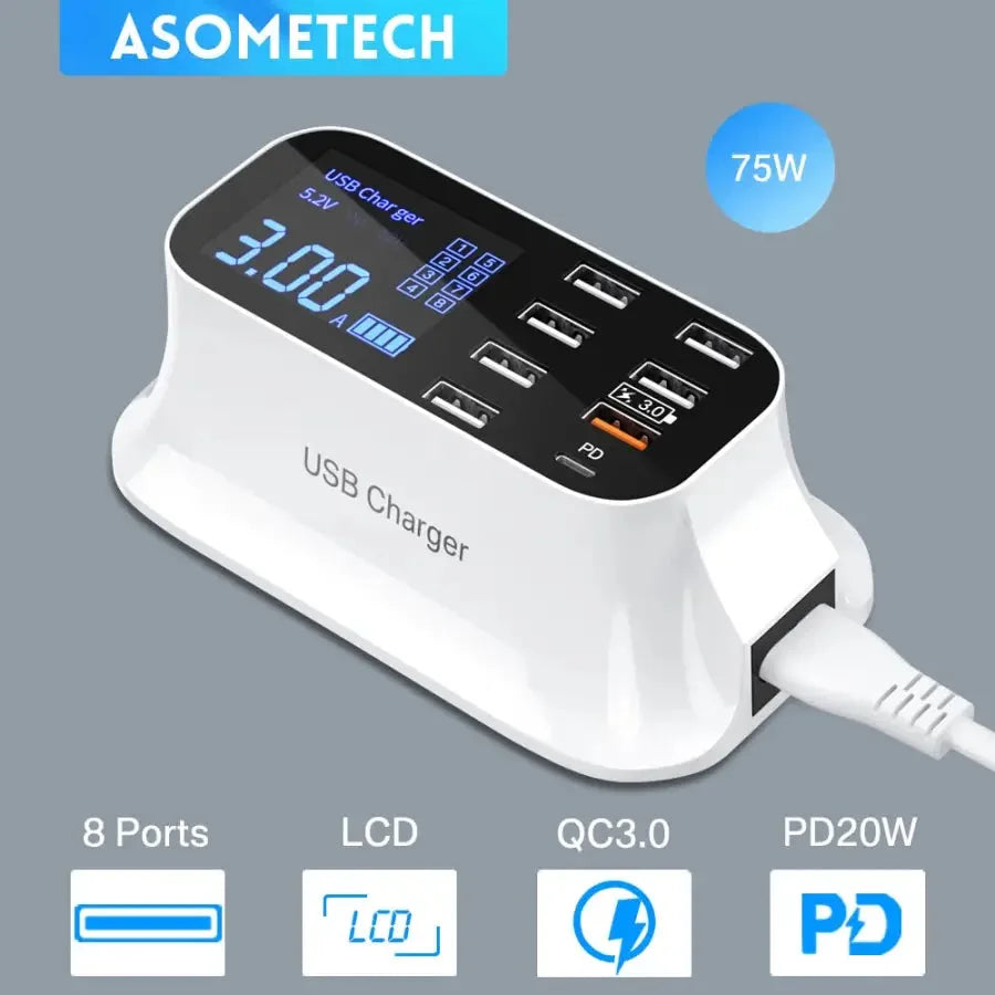 asmetch usb charger for iphone and ipad