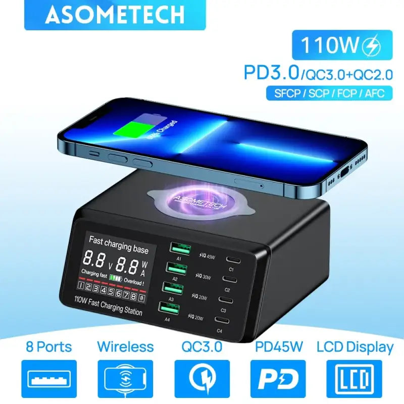 Asmetch power bank with dual usb port